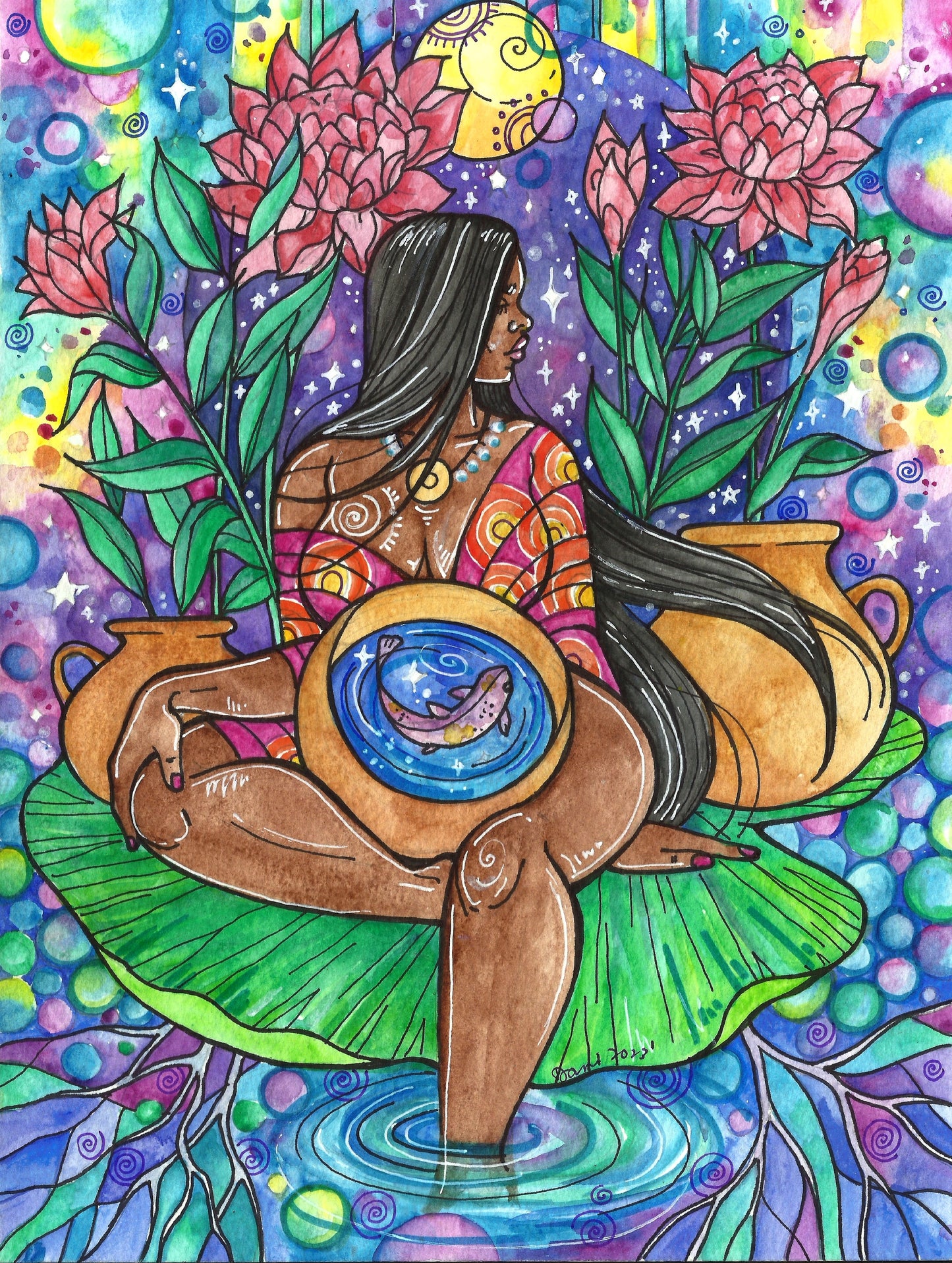 I Am Rooted Yet I Flow, Fine Art Giclee Print