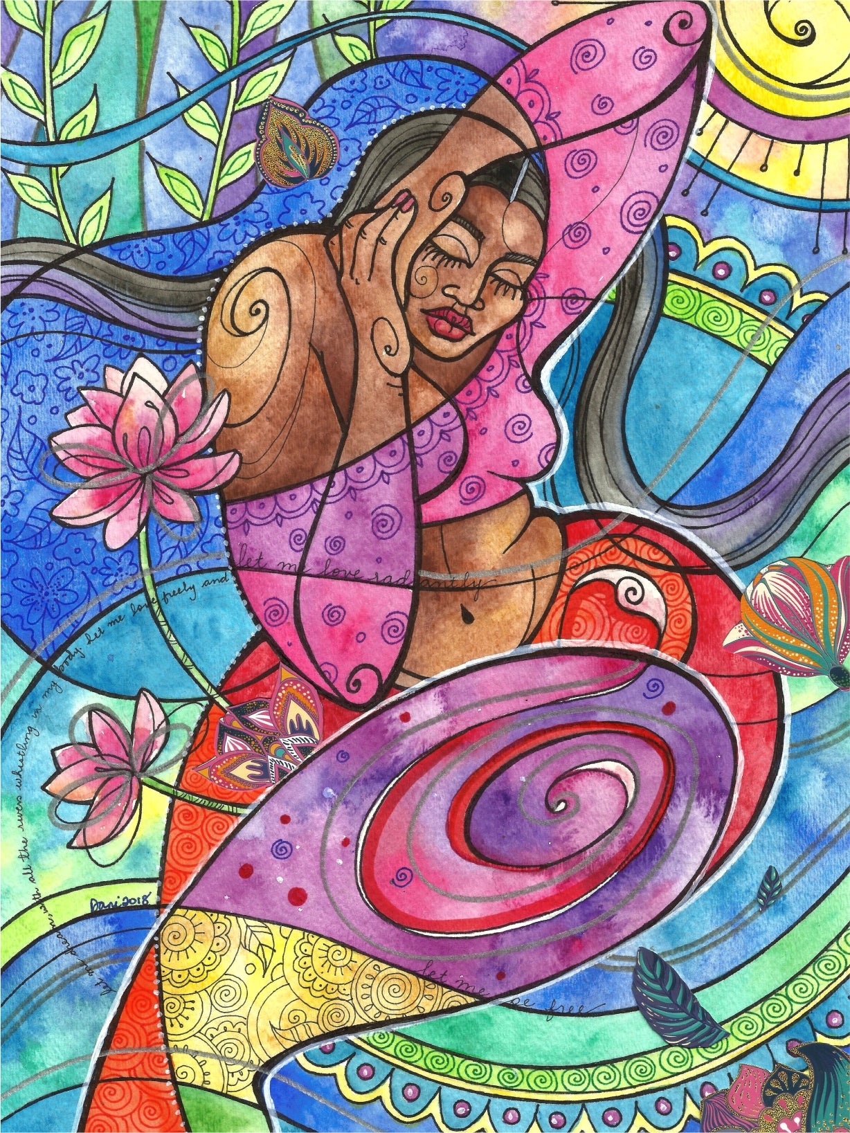 Let Me Be Free, Fine Art Giclee Print