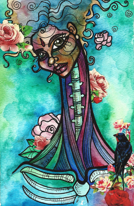 All The Birds in My Spine, Fine Art Giclee Print