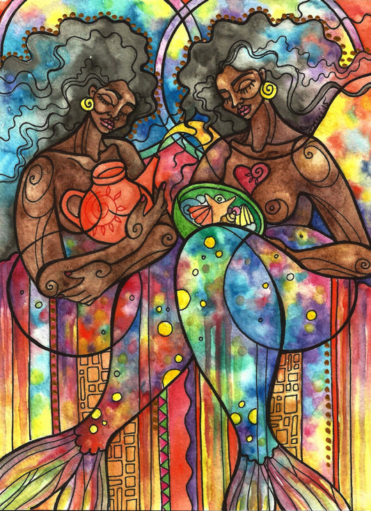 Become Like Water, Fine Art Giclee Print