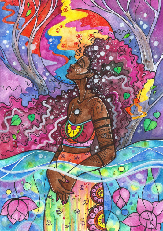 Ever Flowing, Fine Art Giclee Print