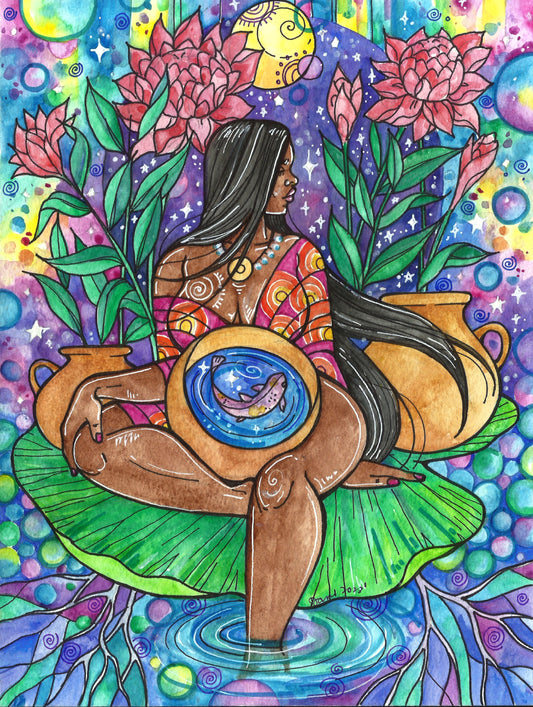 I Am Rooted Yet I Flow, Fine Art Giclee Print
